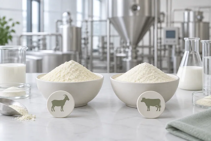 Goat Milk Powder vs Cow Milk Powder: Key Differences for Food Manufacturers